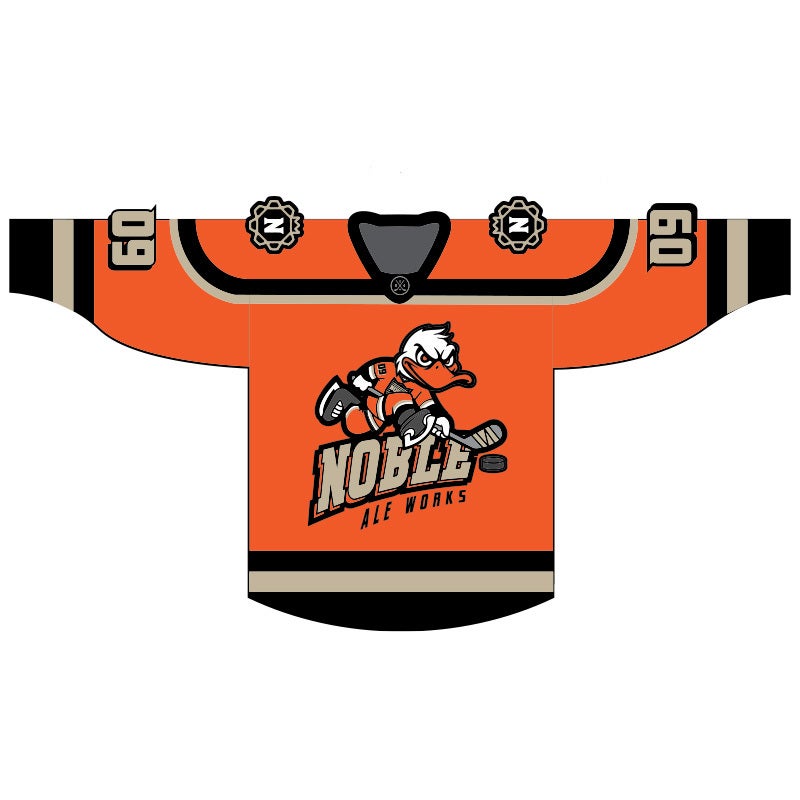 Noble Ale Works Quack Shack Hockey Jersey - Home Version